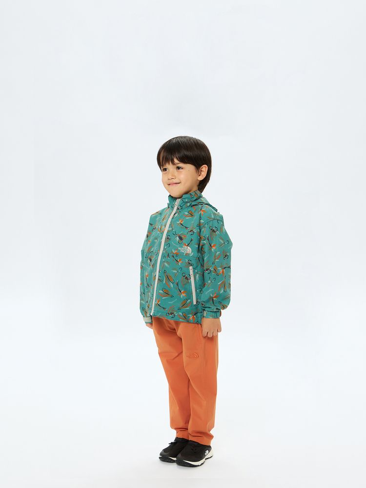 TNF Waterproof Series Anti-Static Windbreaker (100-120cm) for Boys and Girls Summer Outerwear