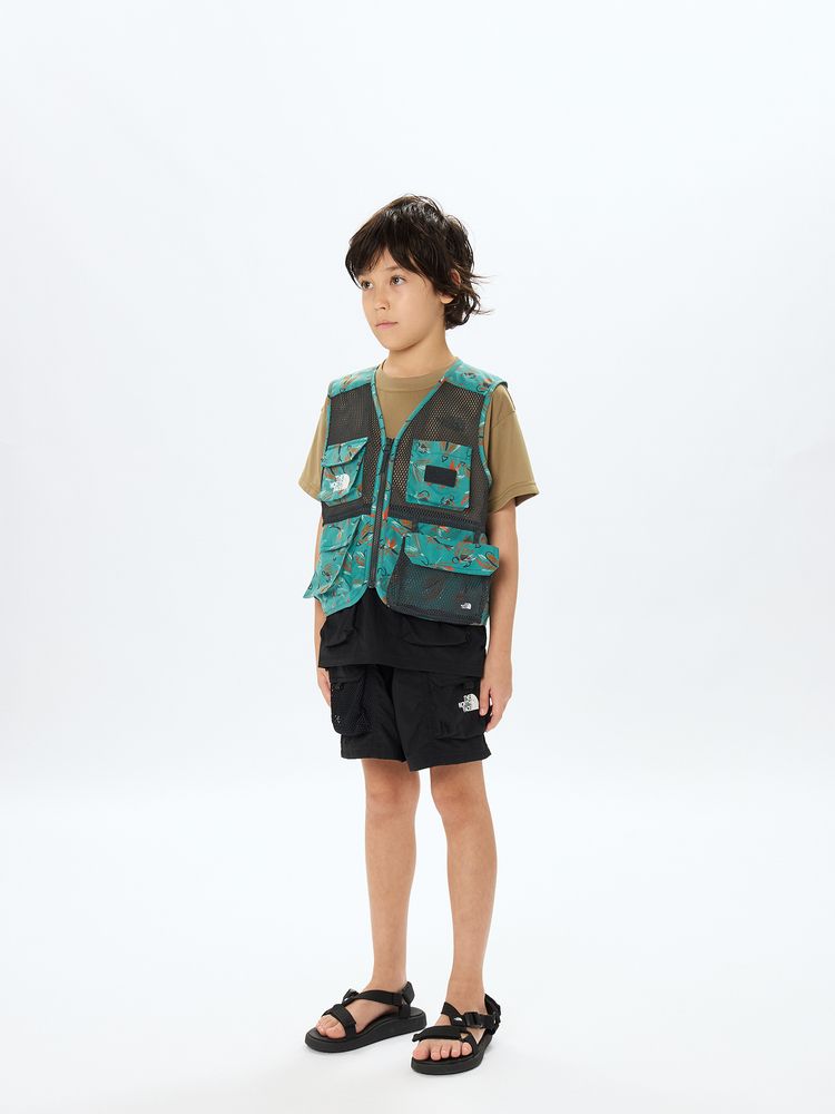 日本童裝 TNF 防水系列 靜電護理 山系探險背心外套 110-150cm 男童款/女童款 夏季 OUTERWEAR
