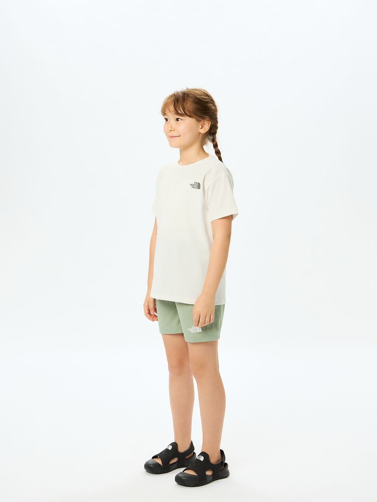 Japanese children's clothing TNF anti-UV sweat-absorbing quick-drying static care print top 130-160cm boys/girls summer TOPS