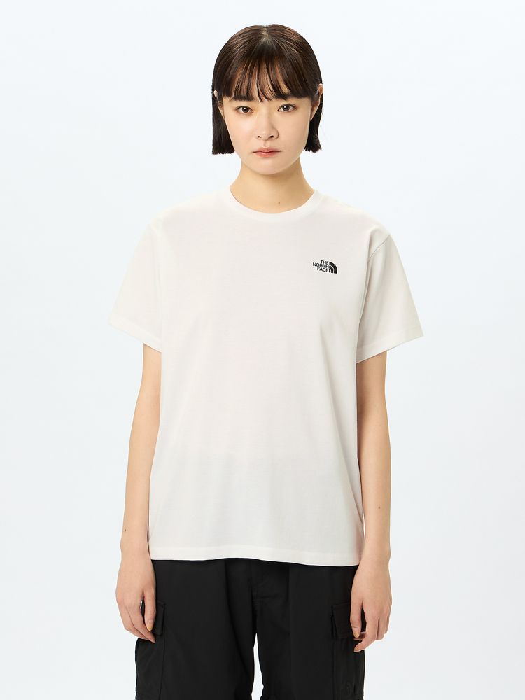 Japanese children's clothing TNF parent-child wear square back logo top S-XL adult summer TOPS