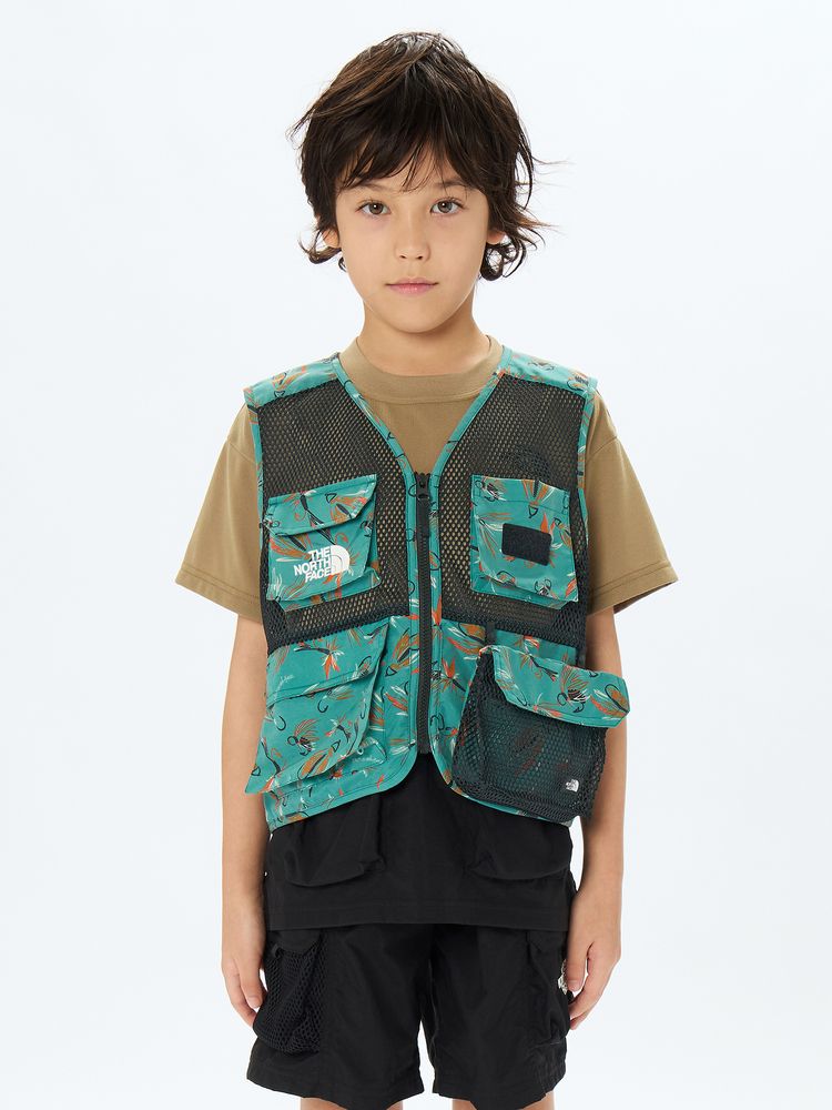 日本童裝 TNF 防水系列 靜電護理 山系探險背心外套 110-150cm 男童款/女童款 夏季 OUTERWEAR