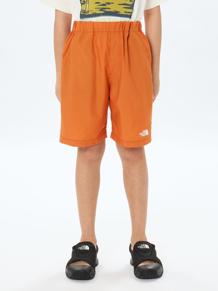 Japanese children's clothing TNF waterproof series static care sports shorts 130-160cm boys'/girls' summer PANTS