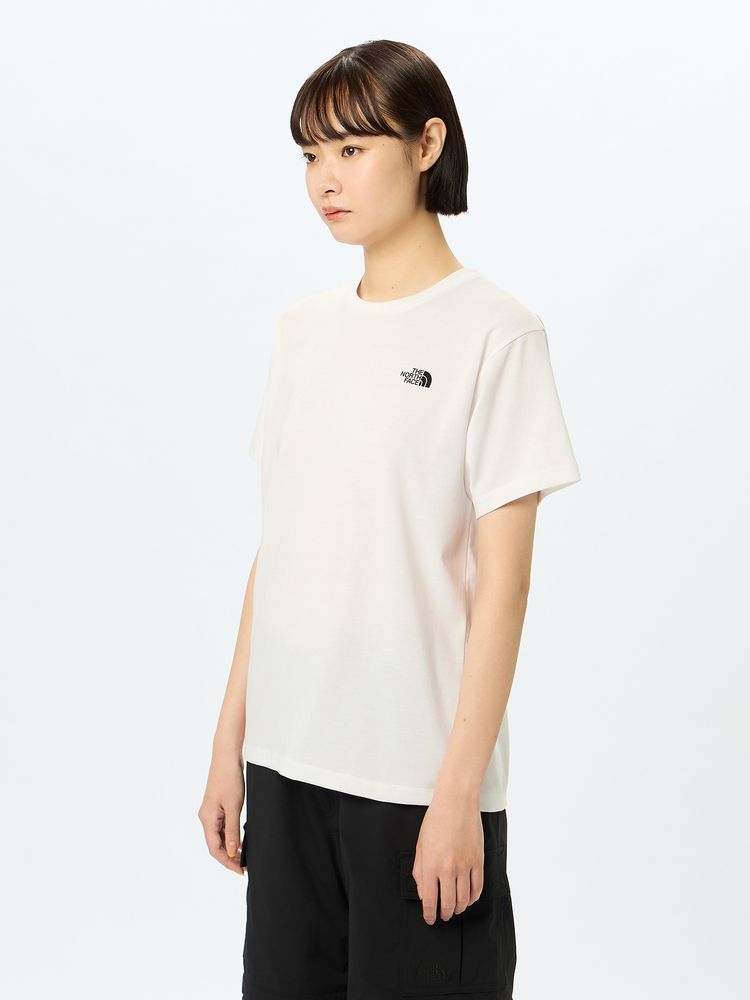 Japanese children's clothing TNF parent-child wear square back logo top S-XL adult summer TOPS