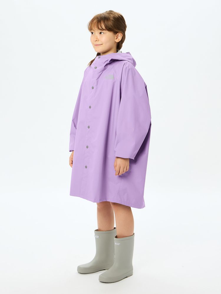 TNF Raincoat (110-150cm) Direct from Japan (Rainy Day Series)