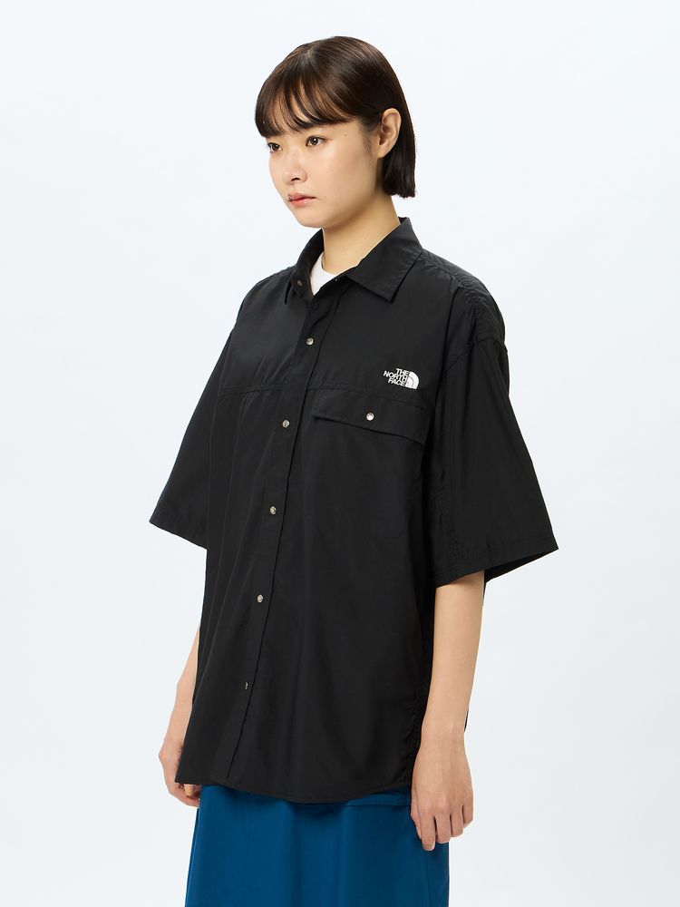 Japanese children's clothing TNF waterproof series parent-child short-sleeved mountain shirt XS-XL adult summer TOPS OUTERWEAR