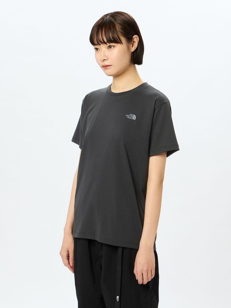 Japanese children's clothing TNF sweat-absorbing quick-drying static care parent-child wear square scarf logo print top S-XL adult summer TOPS