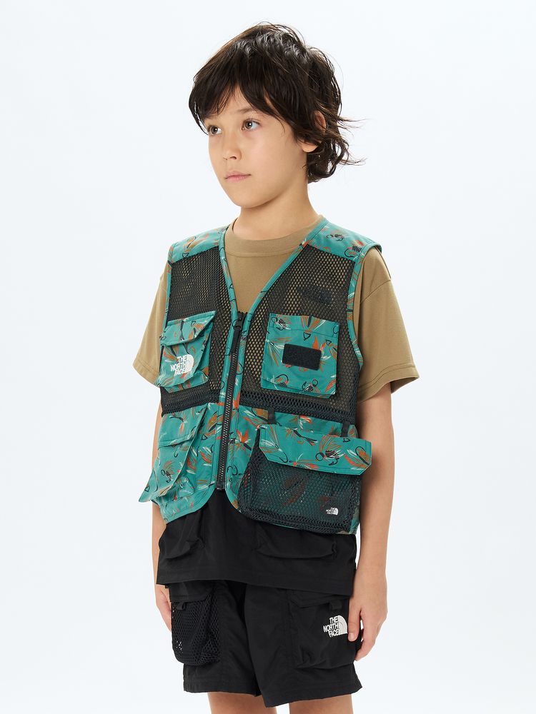 日本童裝 TNF 防水系列 靜電護理 山系探險背心外套 110-150cm 男童款/女童款 夏季 OUTERWEAR