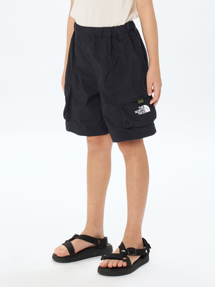 Japanese children's clothing TNF static care sports shorts 130-160cm boys'/girls' summer PANTS