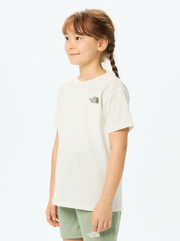 Japanese children's clothing TNF anti-UV sweat-absorbing quick-drying static care print top 130-160cm boys/girls summer TOPS