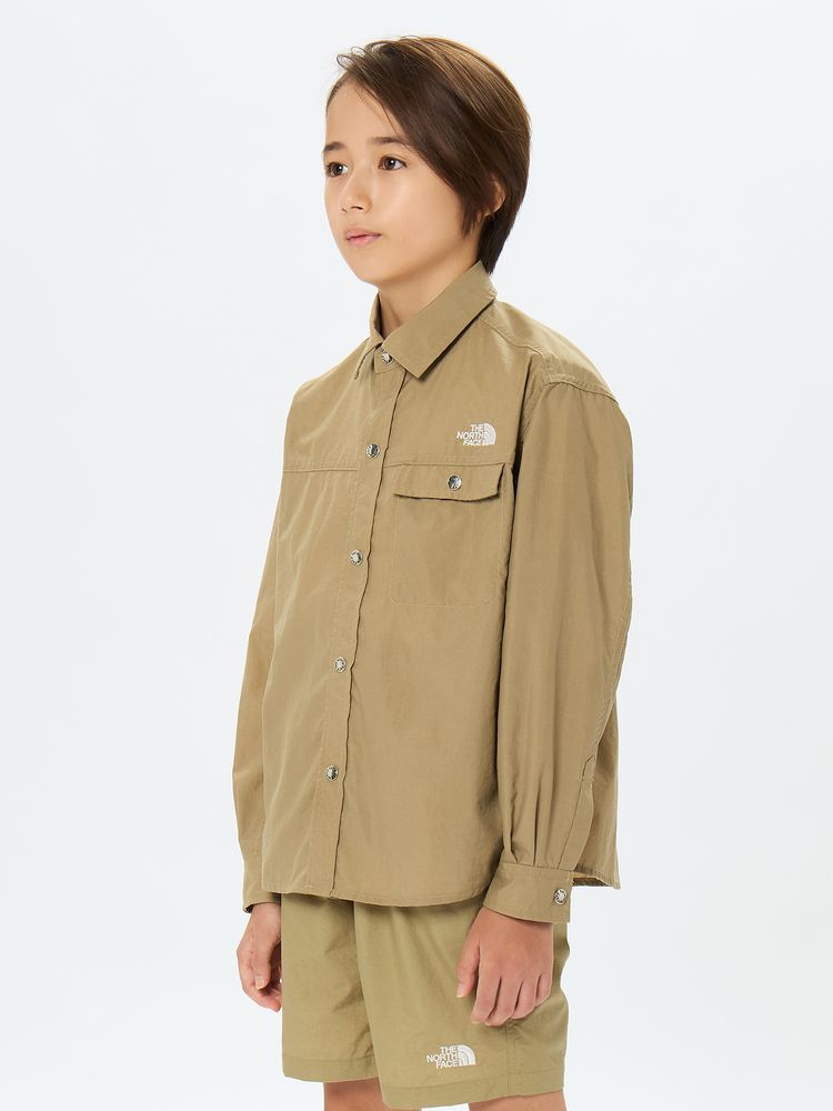 TNF Waterproof Series Kids' Shirt (130-160cm) for Boys and Girls Summer TOPS OUTERWEAR