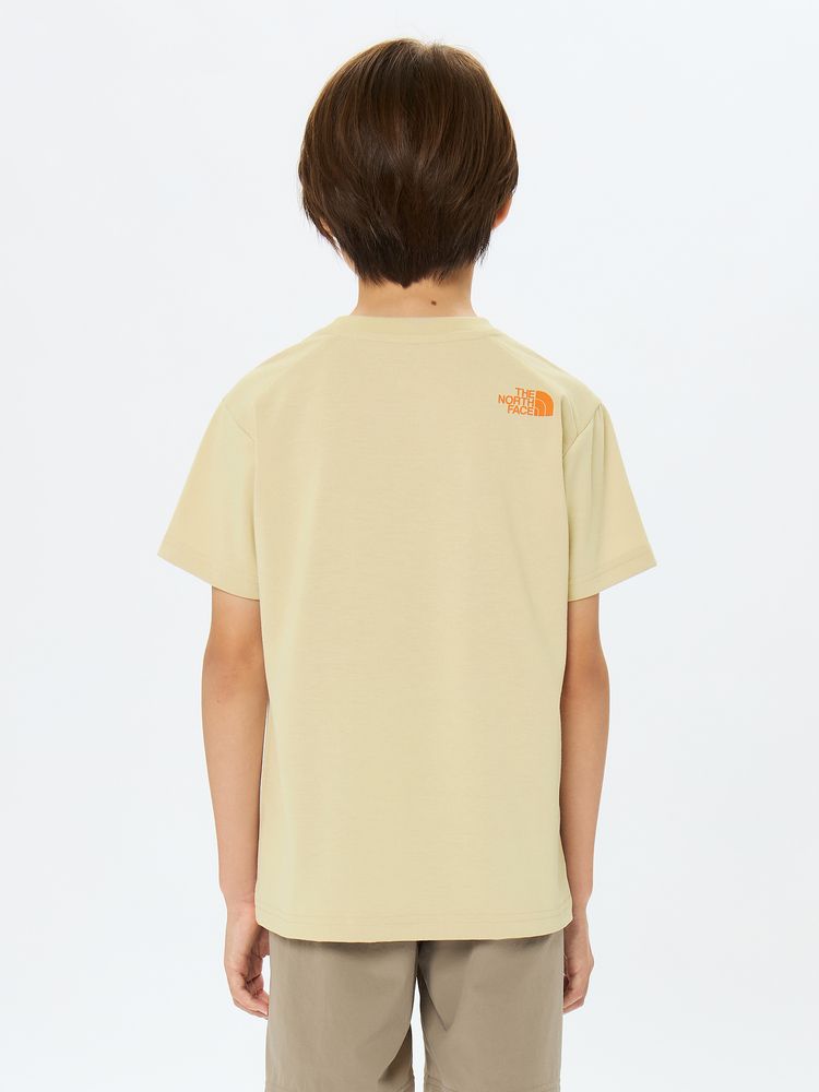 Japanese children's clothing TNF anti-UV sweat-wicking quick-drying Yamamori print top 130-160cm boys/girls summer TOPS