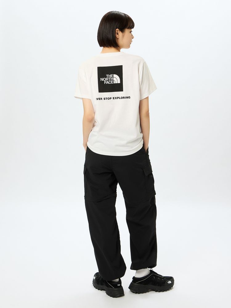Japanese children's clothing TNF parent-child wear square back logo top S-XL adult summer TOPS