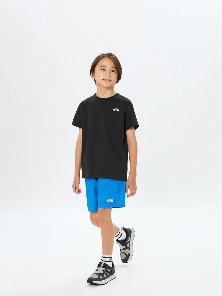 Japanese children's clothing TNF quick-dry series UV protection fine logo top 130-160cm boys/girls summer TOPS