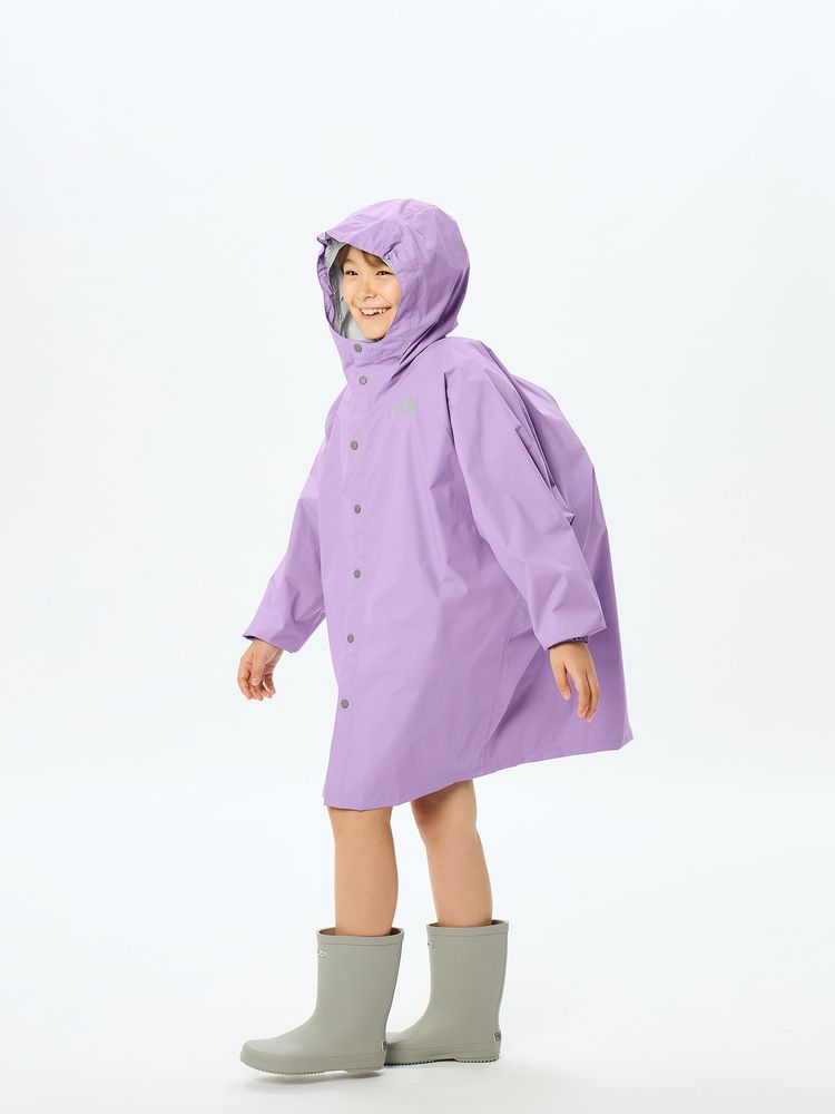 TNF Raincoat (110-150cm) Direct from Japan (Rainy Day Series)