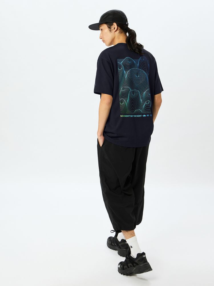 Japanese children's clothing TNF sweat-absorbing quick-drying static care parent-child wear printed tops S-XL adult summer TOPS