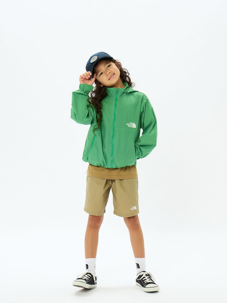 Japanese TNF Waterproof Series Parent-Child Windbreaker 130-160cm Boys/Girls Summer Outerwear