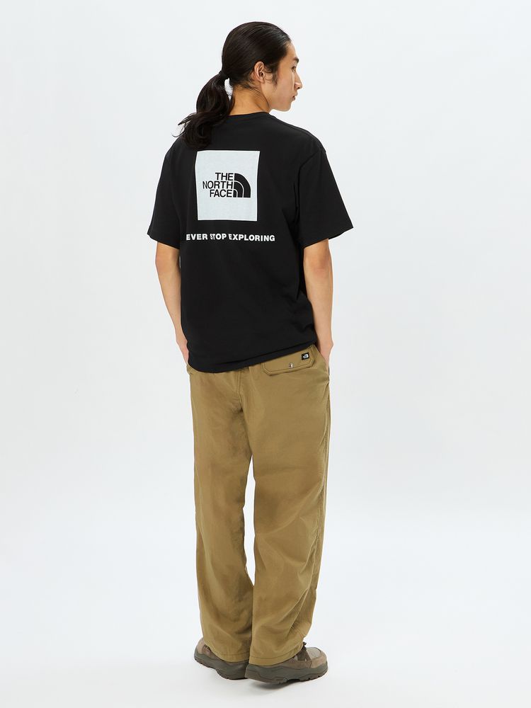 Japanese children's clothing TNF parent-child wear square back logo top S-XXL adult summer TOPS