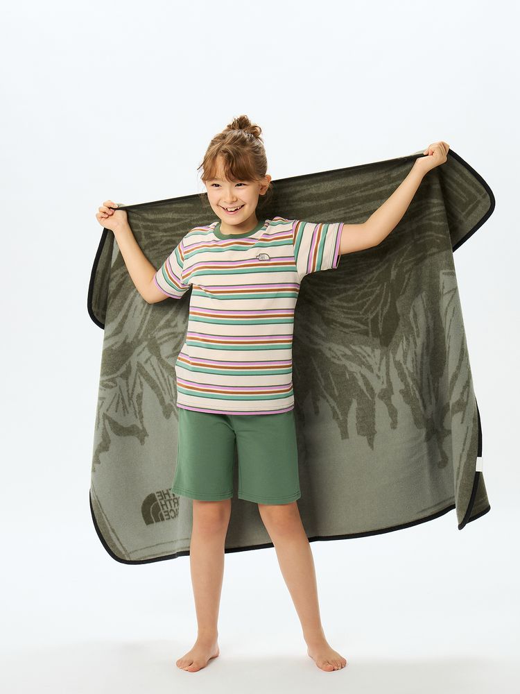 Japanese TNF UV-blocking, quick-drying sportswear for kids (2-piece set, 130-160cm) for boys and girls (Summer TOPS PANTS)
