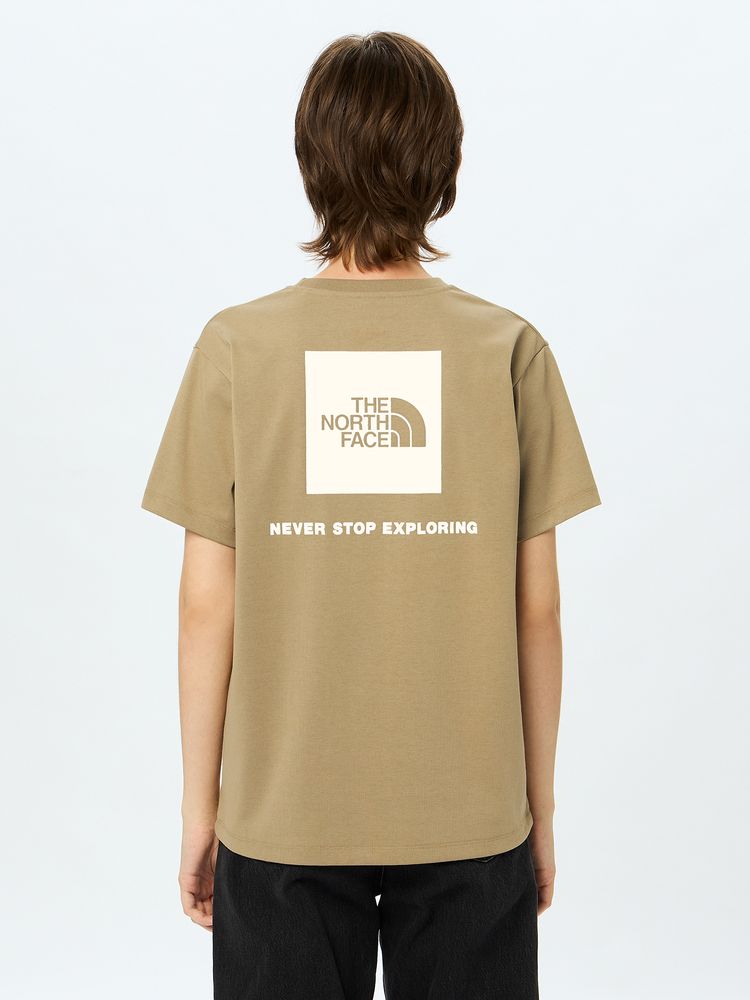 Japanese children's clothing TNF parent-child wear square back logo top S-XL adult summer TOPS