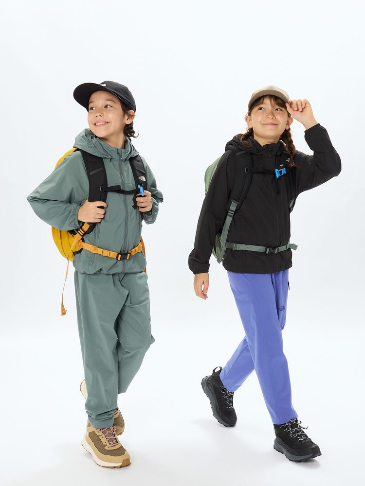 Japanese TNF High Elastic Waterproof System Anti-static Care Anti-UV Sports Pants 130-160cm Boys/Girls Summer PANTS