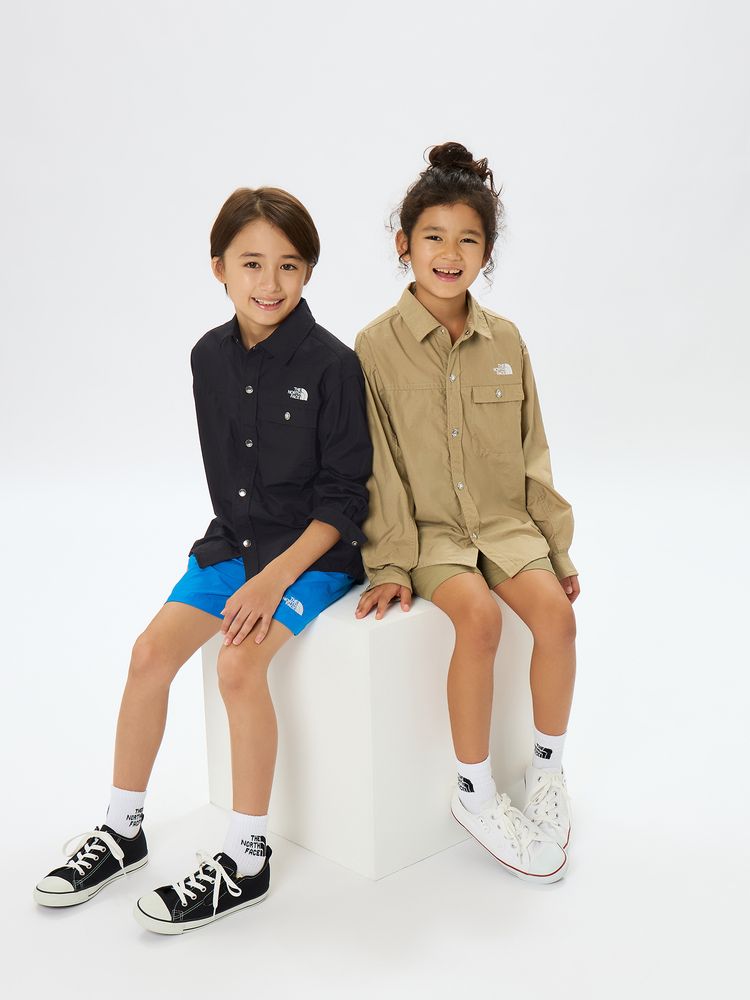 TNF Waterproof Series Kids' Shirt (130-160cm) for Boys and Girls Summer TOPS OUTERWEAR