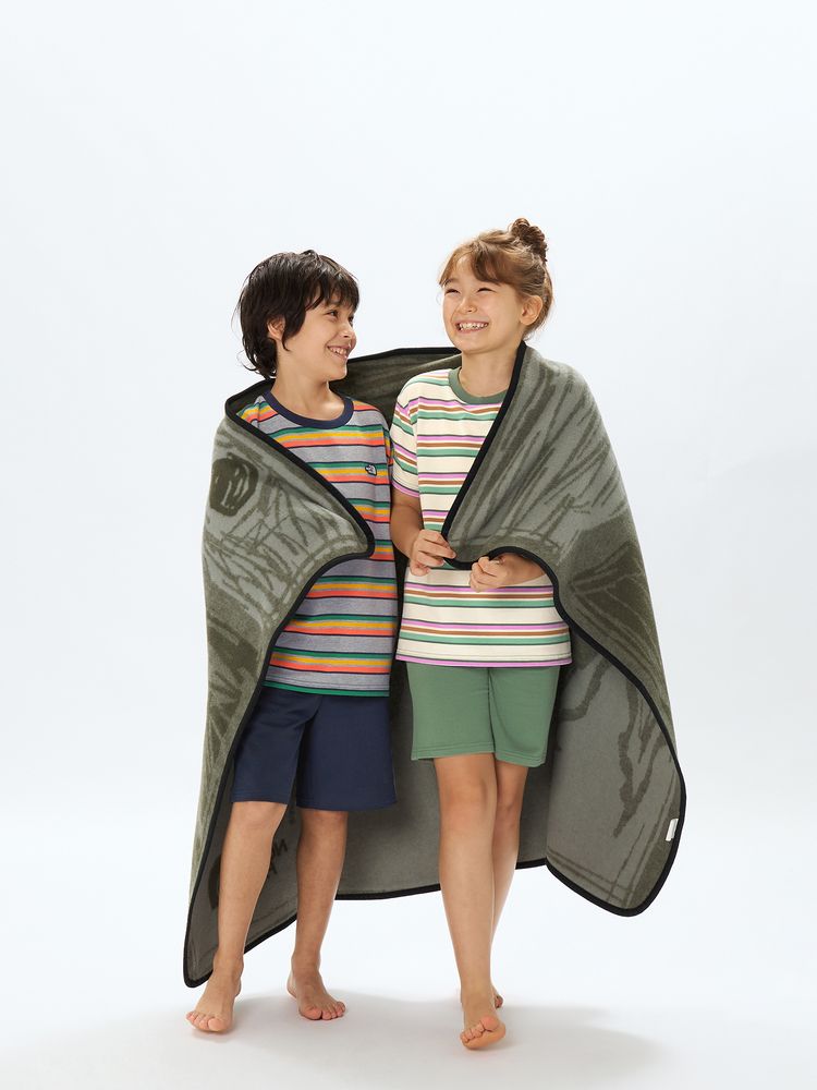 Japanese TNF UV-blocking, quick-drying sportswear for kids (2-piece set, 130-160cm) for boys and girls (Summer TOPS PANTS)
