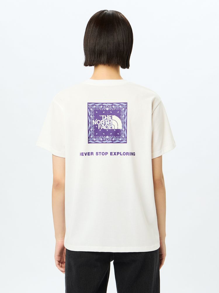 Japanese children's clothing TNF sweat-absorbing quick-drying static care parent-child wear square scarf logo print top S-XL adult summer TOPS
