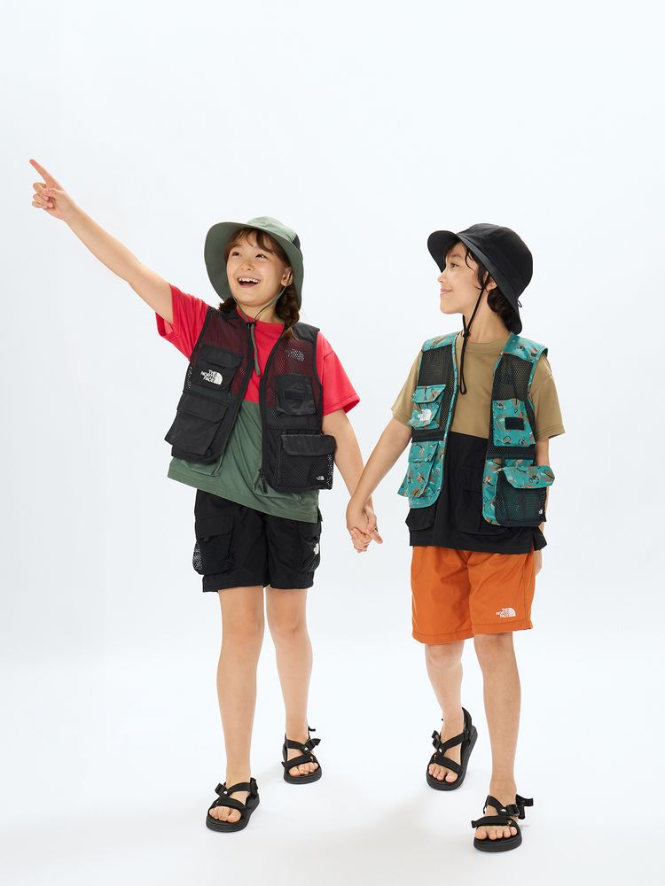 日本童裝 TNF 防水系列 靜電護理 山系探險背心外套 110-150cm 男童款/女童款 夏季 OUTERWEAR