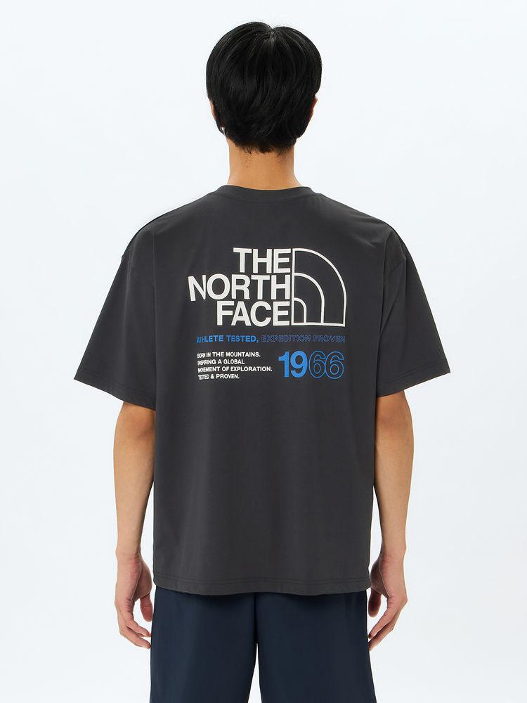 Japanese children's clothing TNF anti-UV sweat-wicking quick-drying static care antibacterial processing parent-child wear logo print top S-XL adult summer TOPS