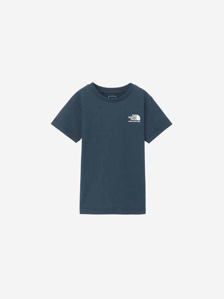 Japanese children's clothing TNF UV protection parent-child wear historical logo print top 130-160cm boys/girls summer TOPS