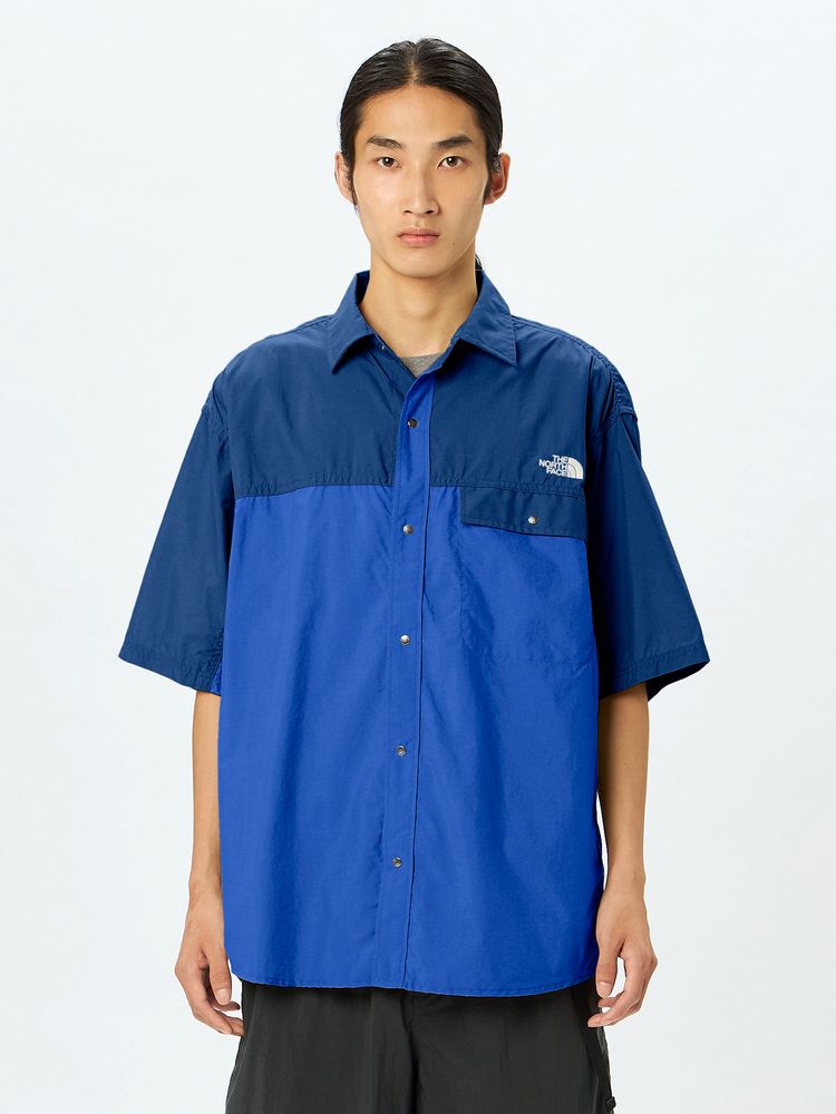 Japanese children's clothing TNF waterproof series parent-child short-sleeved mountain shirt XS-XL adult summer TOPS OUTERWEAR