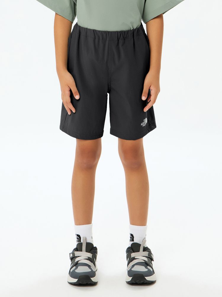 Japanese children's clothing TNF waterproof series high-stretch static care sports shorts 130-160cm boys'/girls' summer PANTS