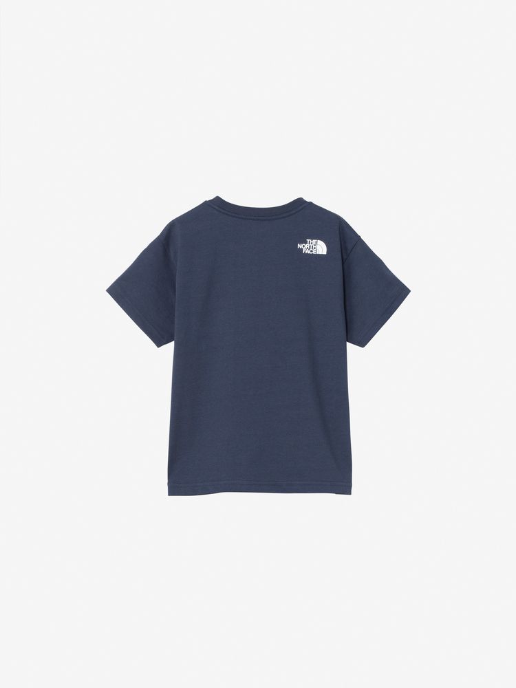Japanese TNF UV Protection Floral Logo Tops (100-120cm) for Boys and Girls Summer