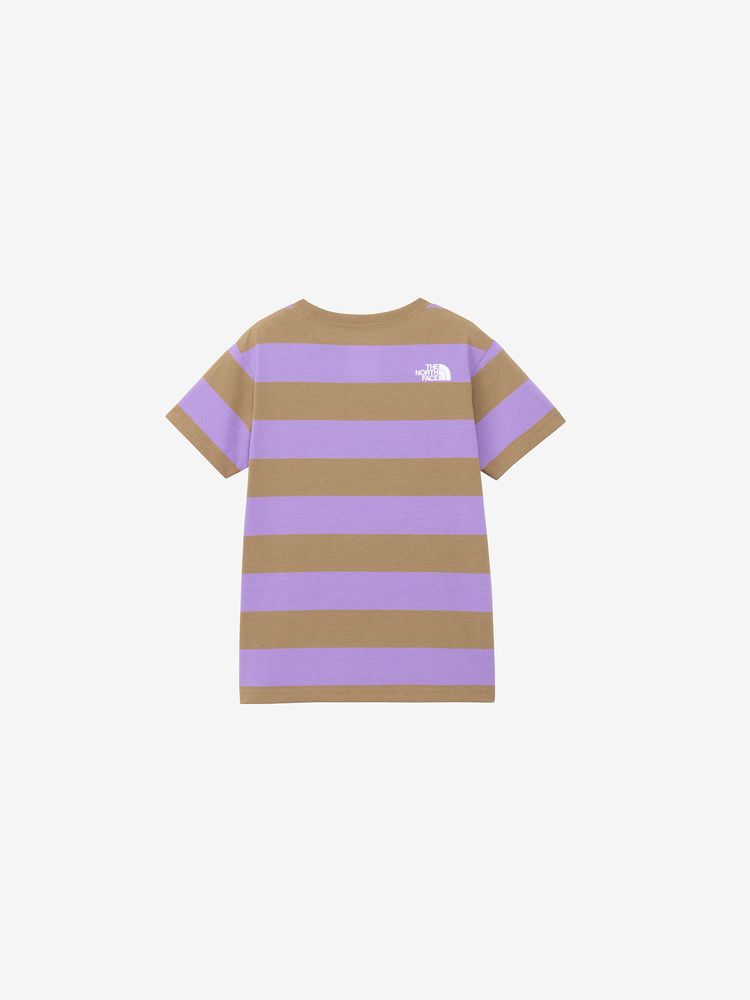 Japanese children's clothing TNF anti-fouling series UV protection striped top 130-160cm boys/girls summer TOPS