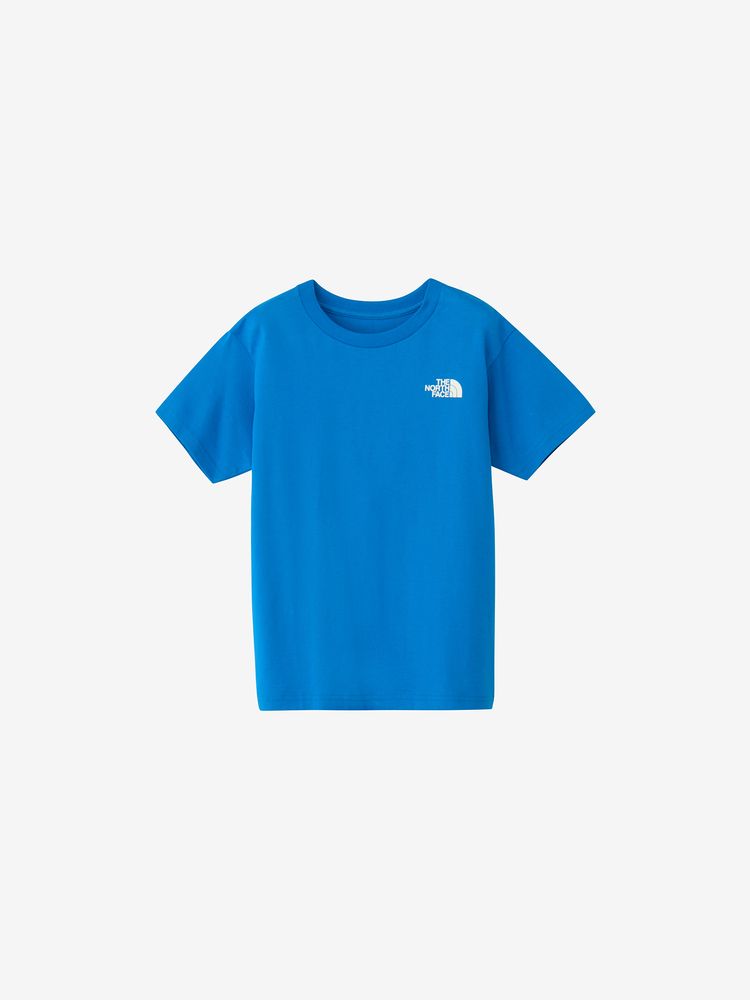Japanese TNF children's clothing parent-child wear square back logo top 100-160cm boys/girls summer TOPS