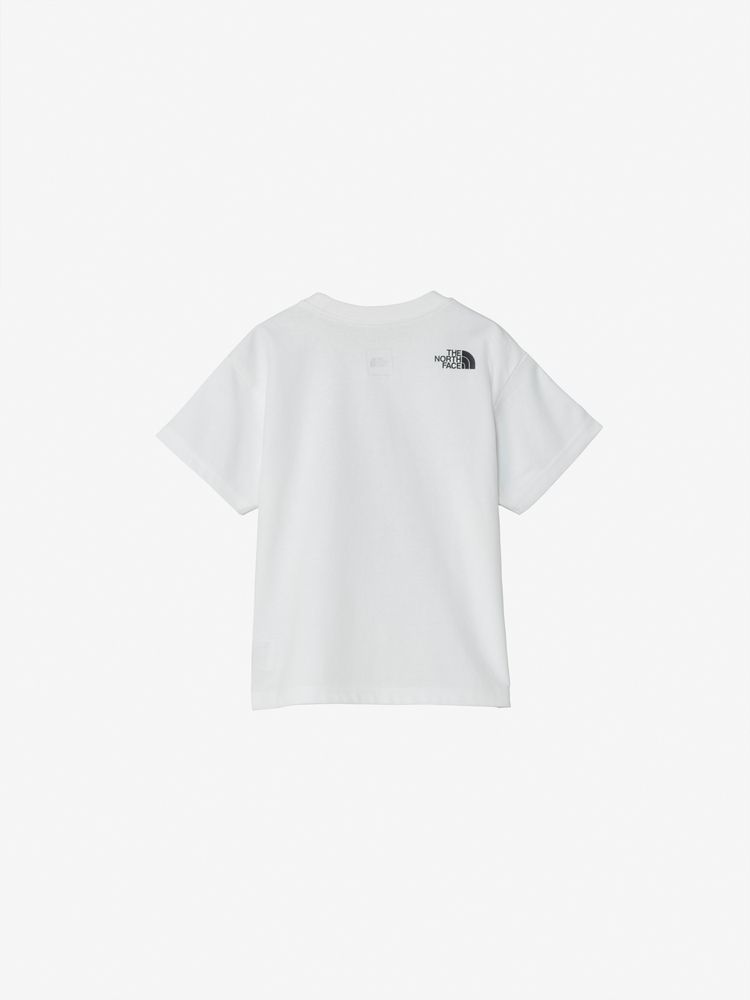 Japanese TNF UV Protection Floral Logo Tops (100-120cm) for Boys and Girls Summer