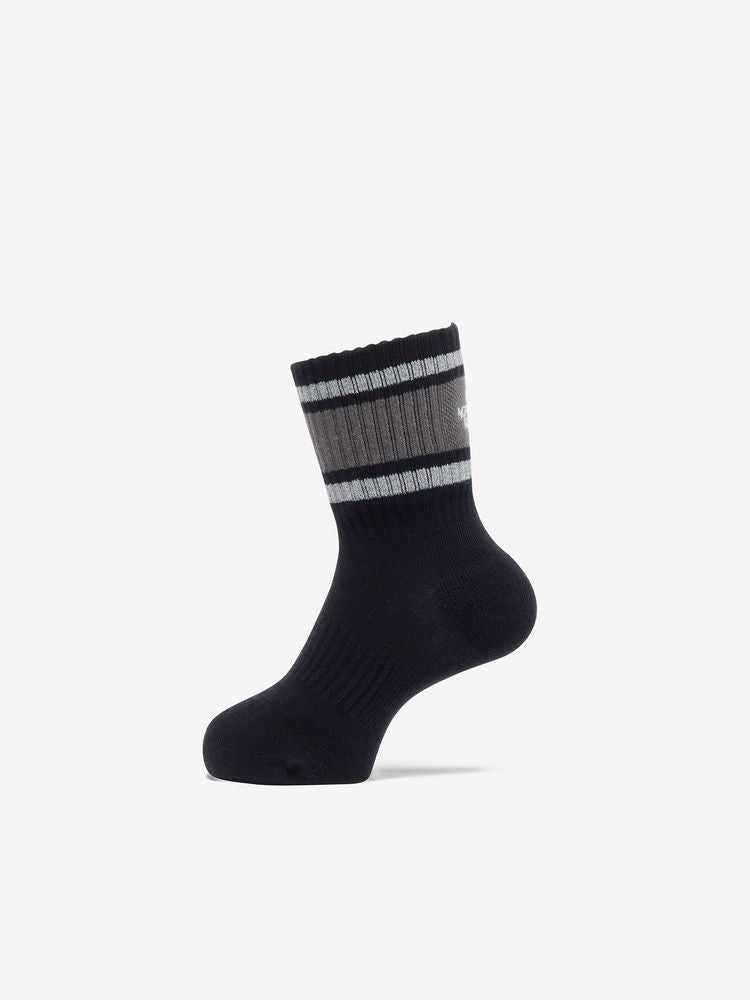 TNF antibacterial and deodorizing socks (made in Japan) with fluorescent logo, 2 pairs, 16-21cm, direct from Japan.