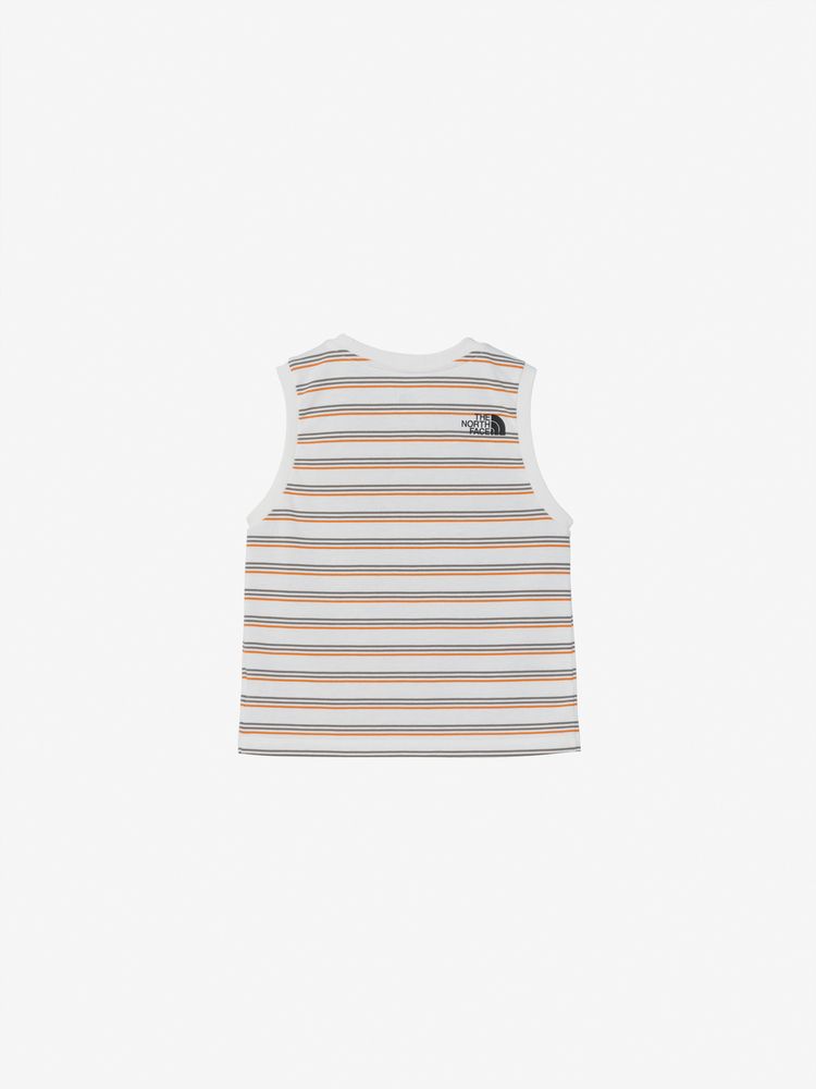 Japanese children's clothing TNF anti-UV sweat-wicking quick-drying striped vest 130-160cm boys/girls summer TOPS