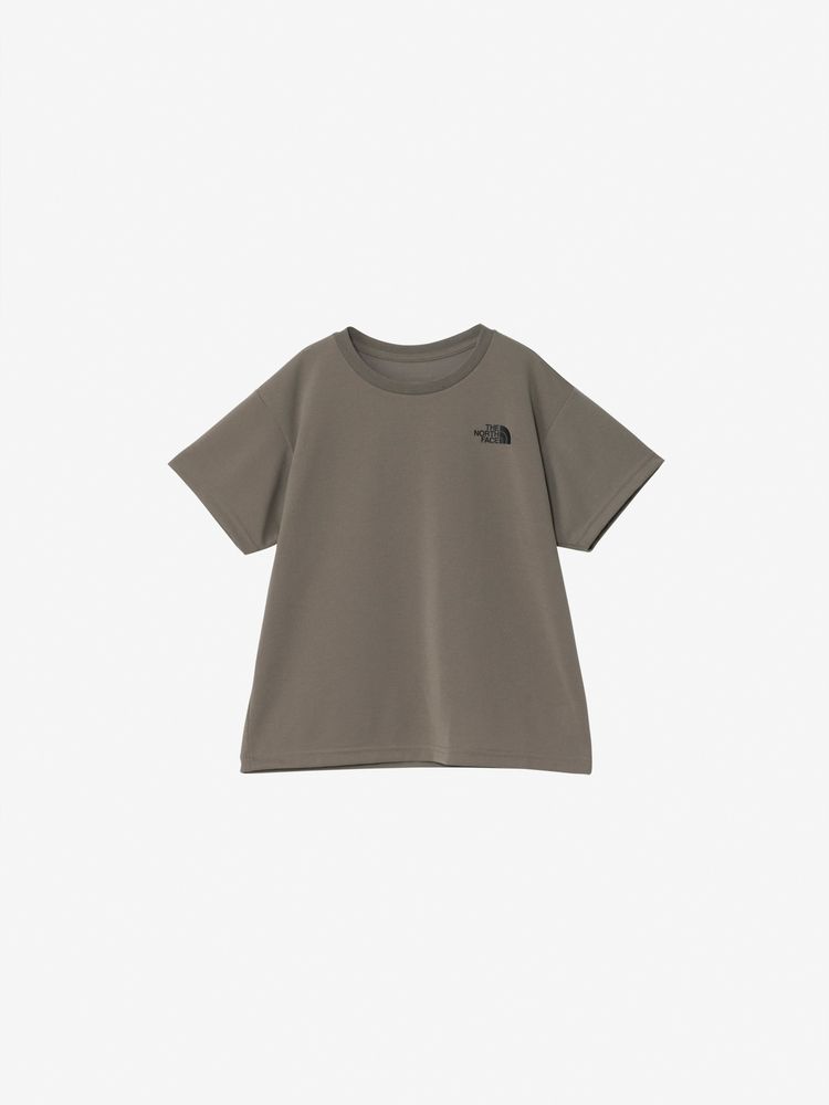Japanese children's clothing TNF quick-dry series large logo tops 130-160cm boys/girls summer TOPS