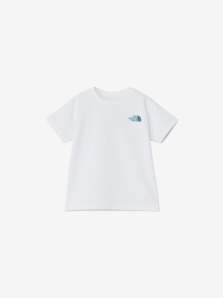 Japanese children's clothing TNF anti-UV sweat-absorbing quick-drying static care parent-child wear logo print top 100-120cm boys/girls summer TOPS