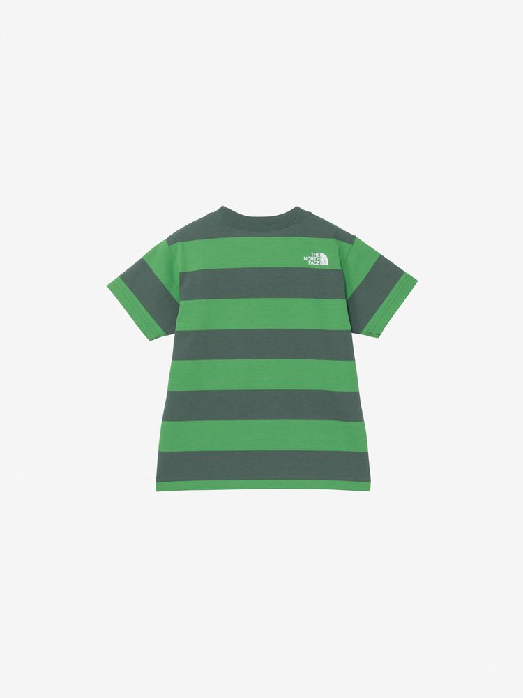 Japanese children's clothing TNF anti-fouling series UV protection striped top 100-120cm boys/girls summer TOPS