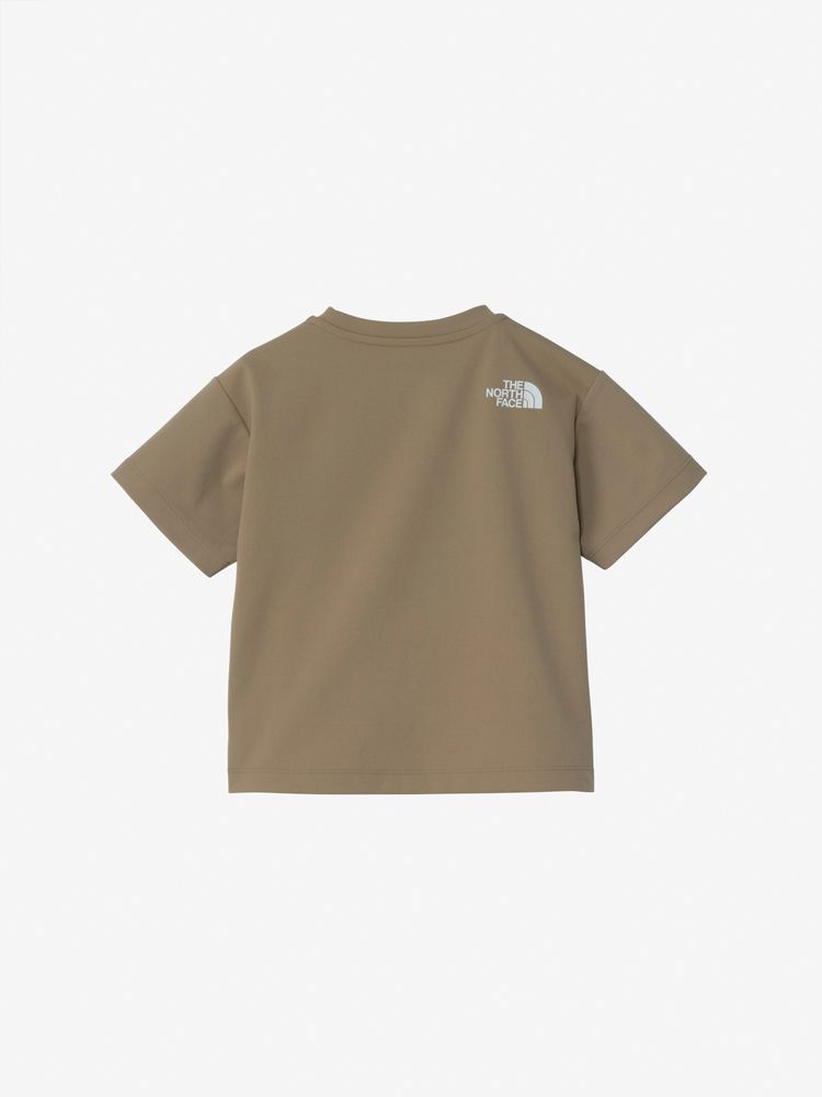 Japanese children's clothing TNF anti-UV sweat-absorbing quick-drying static care print top 100-120cm boys/girls summer TOPS