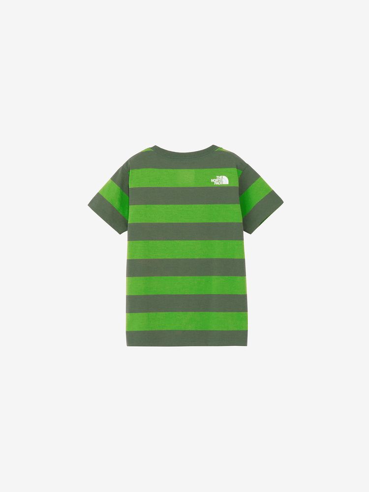 Japanese children's clothing TNF anti-fouling series UV protection striped top 130-160cm boys/girls summer TOPS