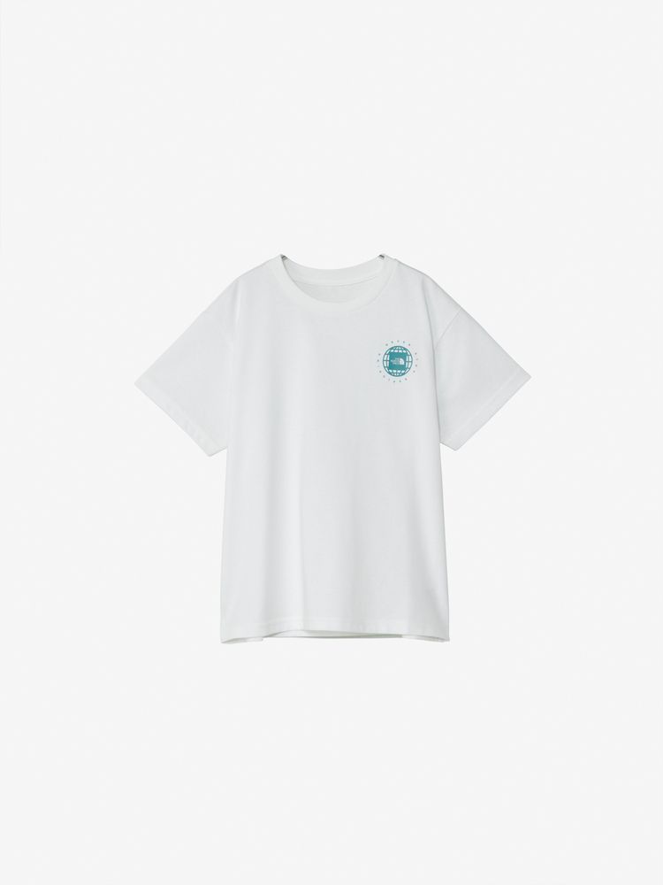 Japanese children's clothing TNF anti-UV geometric square print top 130-160cm boys/girls summer TOPS