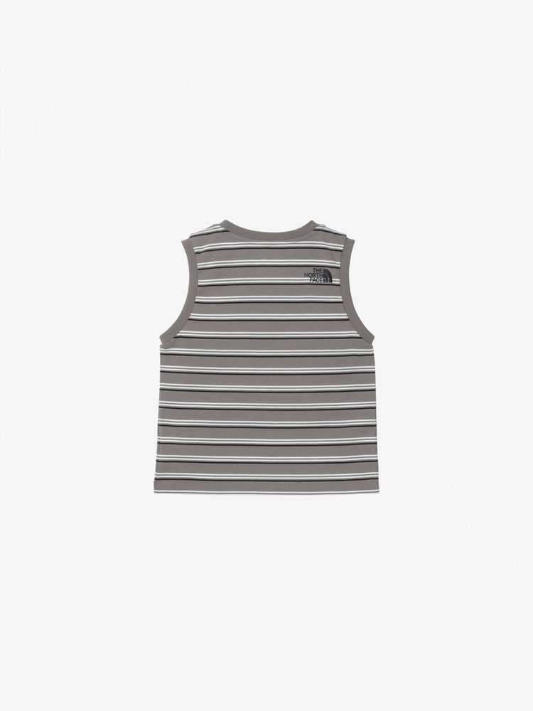 Japanese children's clothing TNF anti-UV sweat-wicking quick-drying striped vest 130-160cm boys/girls summer TOPS