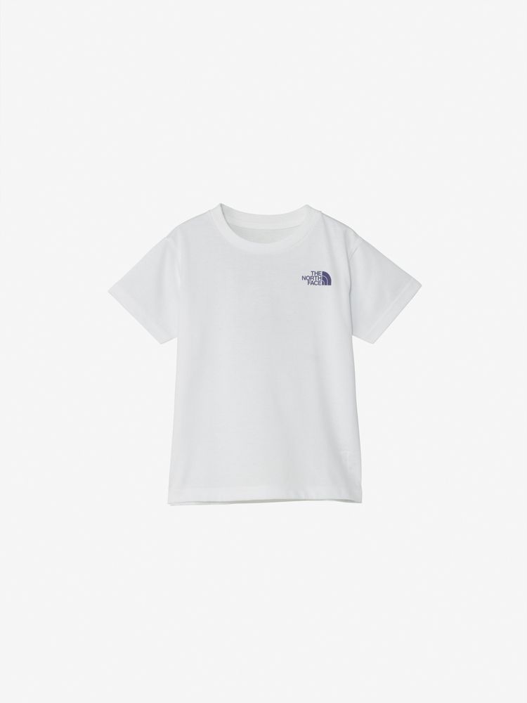 Japanese children's clothing TNF UV protection parent-child square scarf logo print top 100-120cm boys/girls summer TOPS
