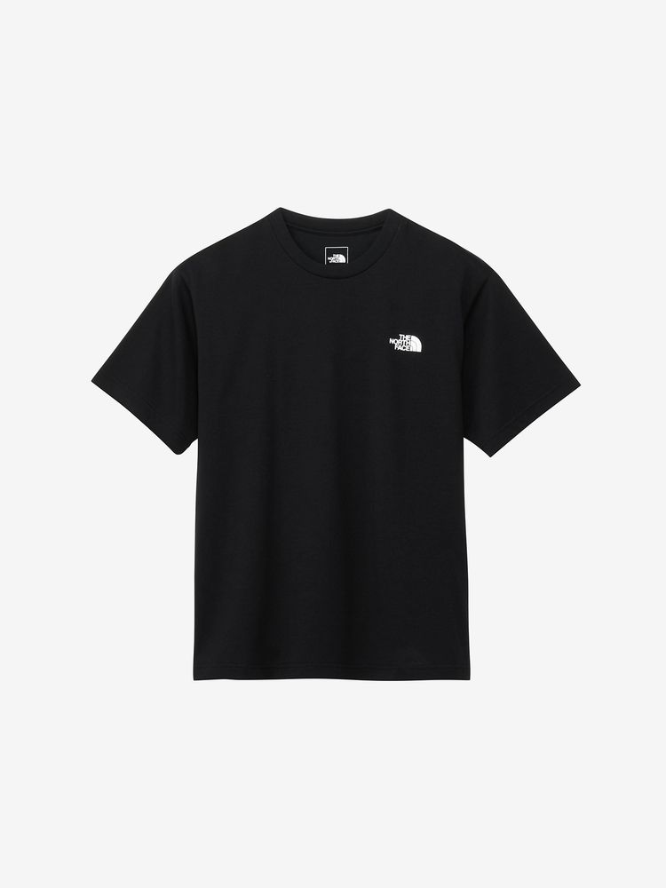 Japanese children's clothing TNF sweat-absorbing quick-drying static care parent-child wear square scarf logo print top S-XL adult summer TOPS