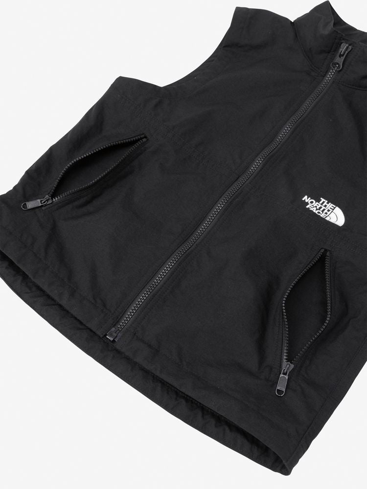 Japanese children's clothing TNF waterproof series zipper vest jacket 100-120cm boys'/girls' summer outerwear