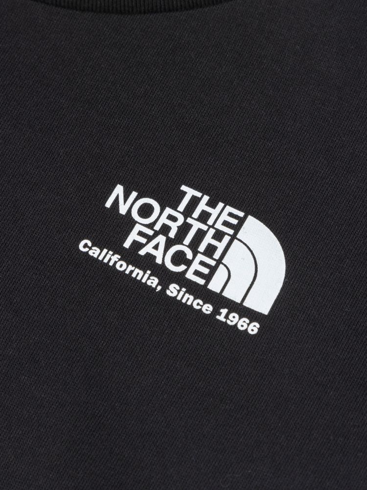 Japanese TNF UV Protection Parent-Child Historical Logo Print Tops (100-120cm) for Boys/Girls Summer