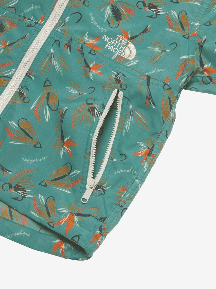 TNF Waterproof Series Anti-Static Windbreaker (100-120cm) for Boys and Girls Summer Outerwear
